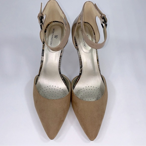 Worthington Wor Kipper Nude Heels Size 9 - Picture 5 of 13